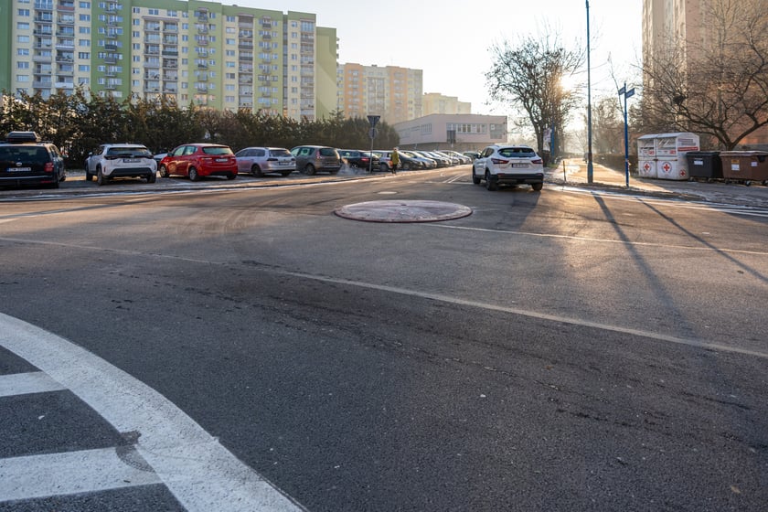 Ulica Zemska na Nowym Dworze po remoncie