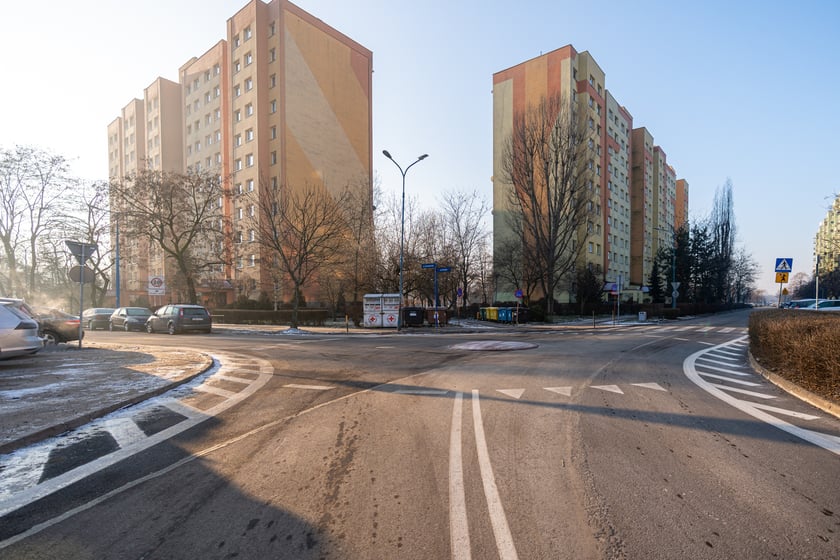 Ulica Zemska na Nowym Dworze po remoncie