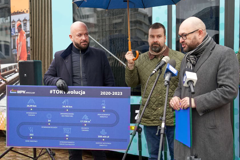 MPK prezentuje swój tramwaj poświęcony Torywolucji.