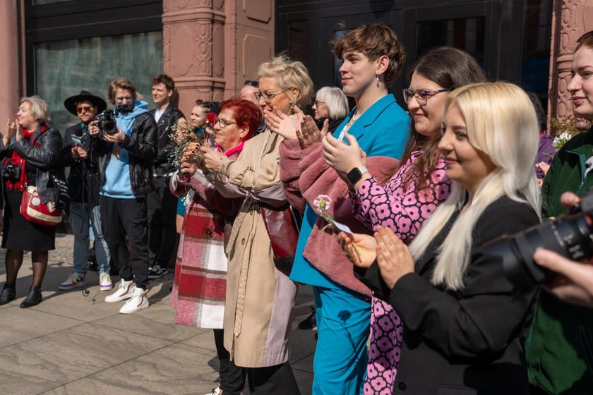 Uroczyste nadanie imienia Romana Kołakowskiego tramwajowi MPK Wrocław, 23 marca 2024