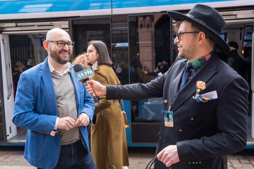 Uroczyste nadanie imienia Romana Kołakowskiego tramwajowi MPK Wrocław, 23 marca 2024