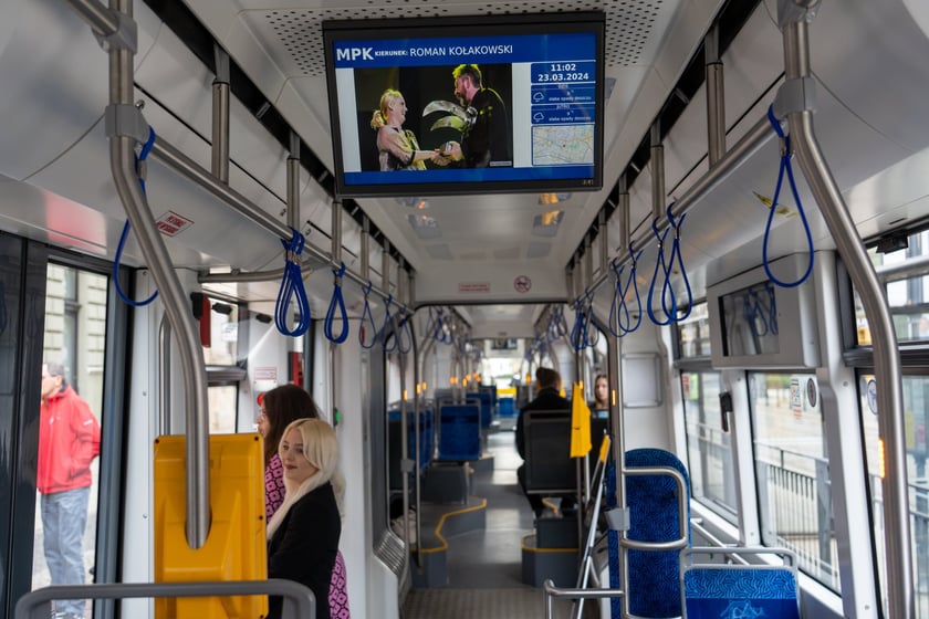 Uroczyste nadanie imienia Romana Kołakowskiego tramwajowi MPK Wrocław, 23 marca 2024