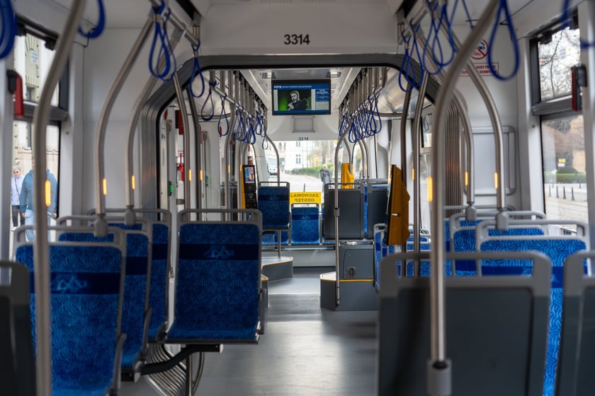 Uroczyste nadanie imienia Romana Kołakowskiego tramwajowi MPK Wrocław, 23 marca 2024