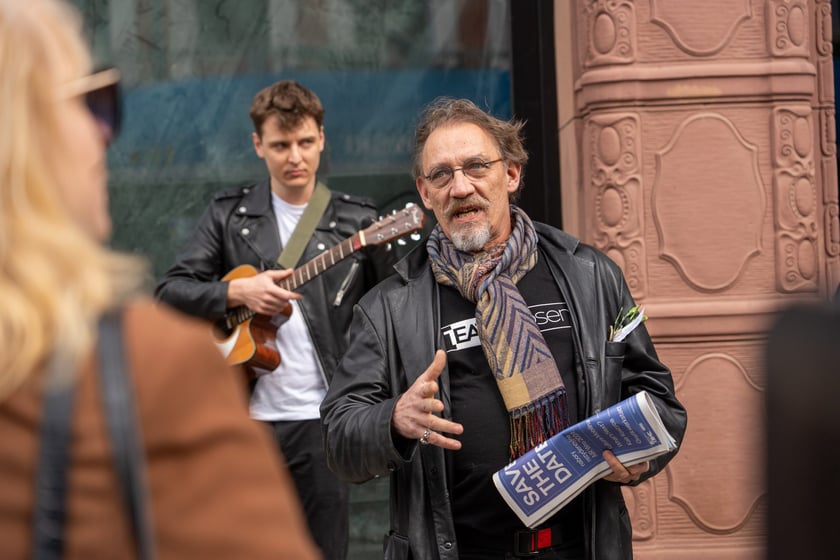 Uroczyste nadanie imienia Romana Kołakowskiego tramwajowi MPK Wrocław, 23 marca 2024
