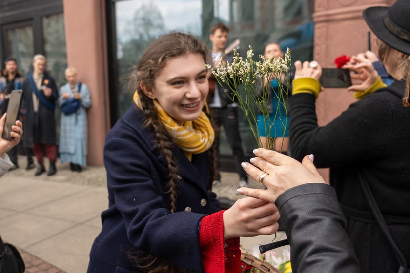 Uroczyste nadanie imienia Romana Kołakowskiego tramwajowi MPK Wrocław, 23 marca 2024