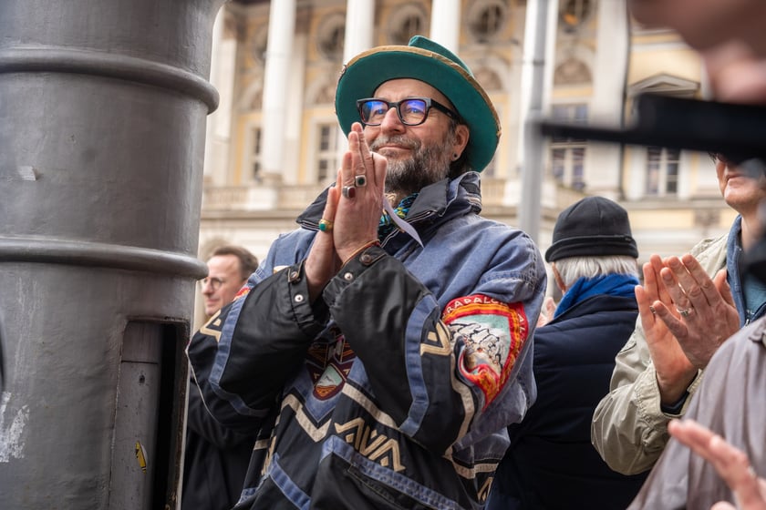 Uroczyste nadanie imienia Romana Kołakowskiego tramwajowi MPK Wrocław, 23 marca 2024