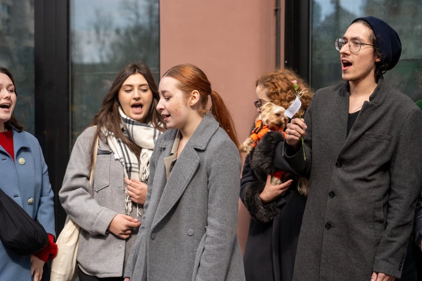 Uroczyste nadanie imienia Romana Kołakowskiego tramwajowi MPK Wrocław, 23 marca 2024