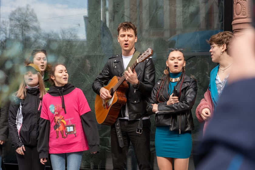 Uroczyste nadanie imienia Romana Kołakowskiego tramwajowi MPK Wrocław, 23 marca 2024