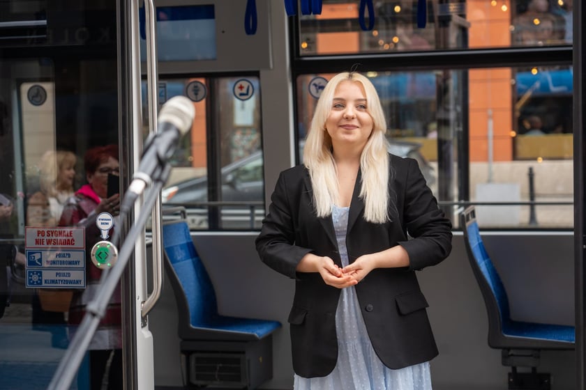 Uroczyste nadanie imienia Romana Kołakowskiego tramwajowi MPK Wrocław, 23 marca 2024