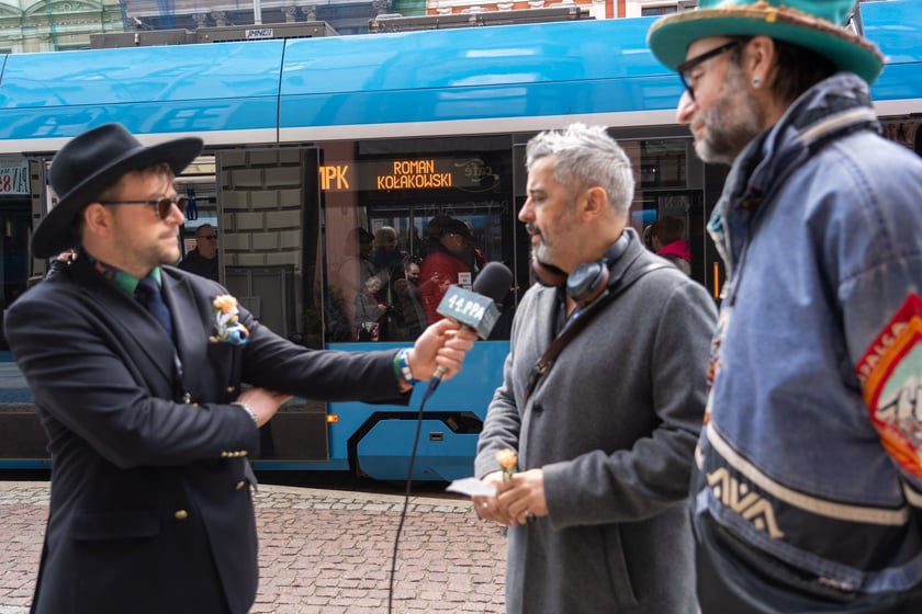 Uroczyste nadanie imienia Romana Kołakowskiego tramwajowi MPK Wrocław, 23 marca 2024
