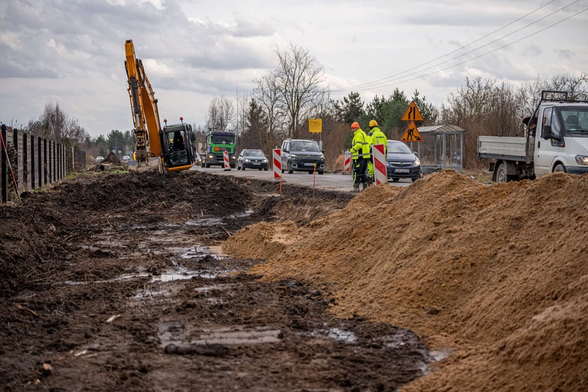 Przebudowa ulicy Wilkszyńskiej na Marszowicach.