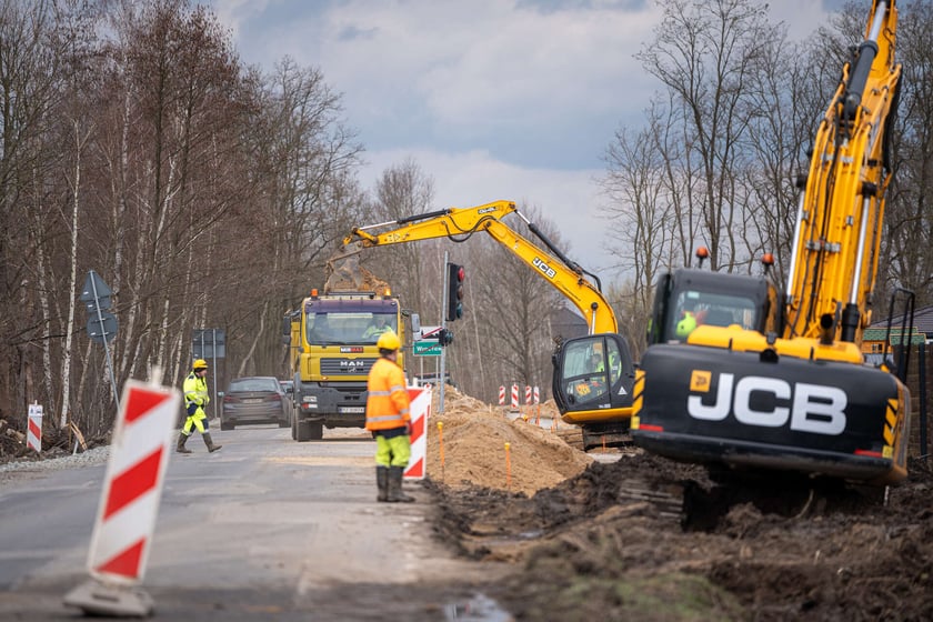 Przebudowa ulicy Wilkszyńskiej na Marszowicach.