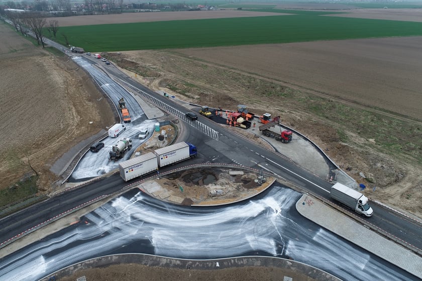 Rozbudowa ronda węzła Brzezimierz na A4