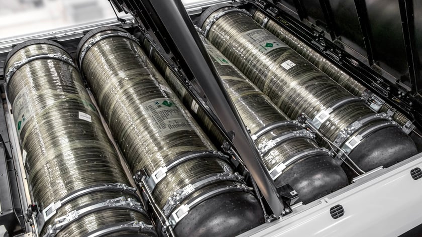 Tak prezentuje się Mercedes eCitaro fuel cell.