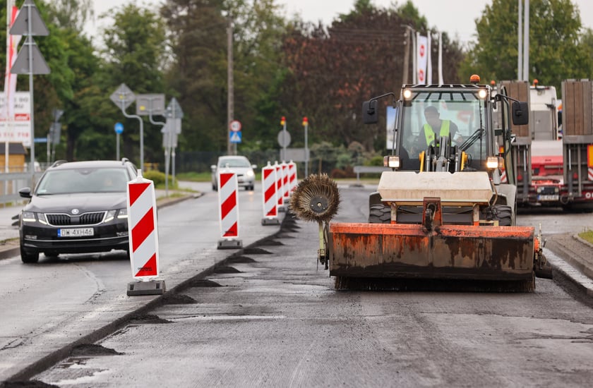 Remont jeden z ważniejszych ulic na Maślicach  - Królewieckiej