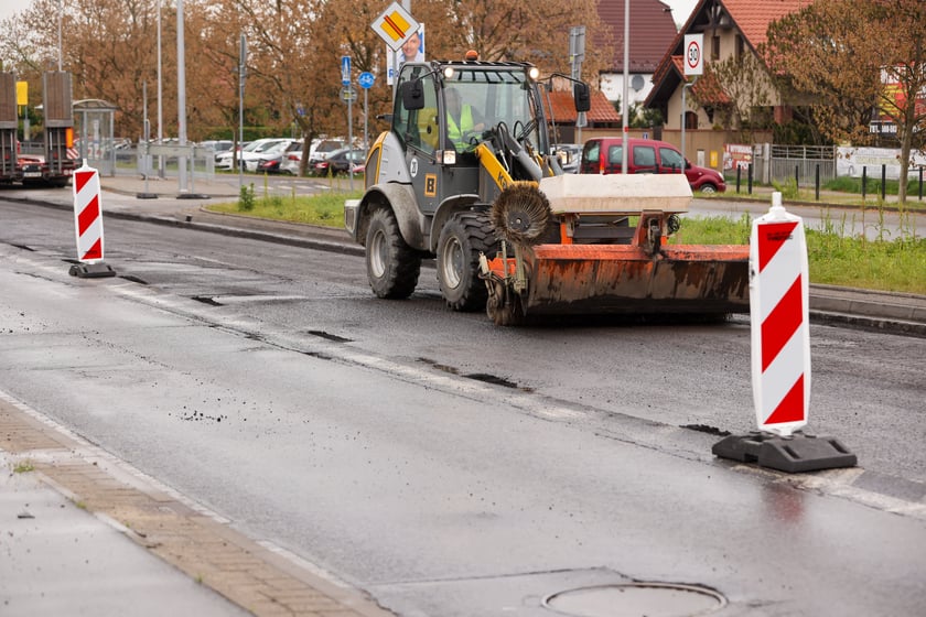 Remont jeden z ważniejszych ulic na Maślicach  - Królewieckiej