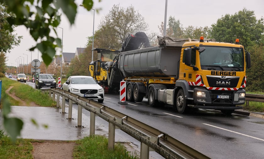 Remont jeden z ważniejszych ulic na Maślicach  - Królewieckiej