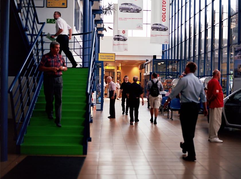 Zdjęcia archiwalne -  terminal wrocławskiego lotniskach