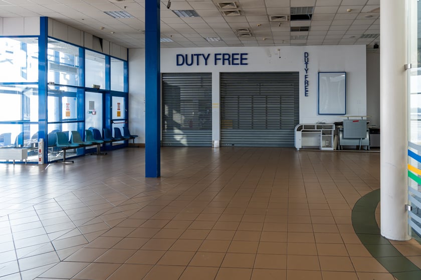 Stary port lotniczy na Strachowicach, rok 2024