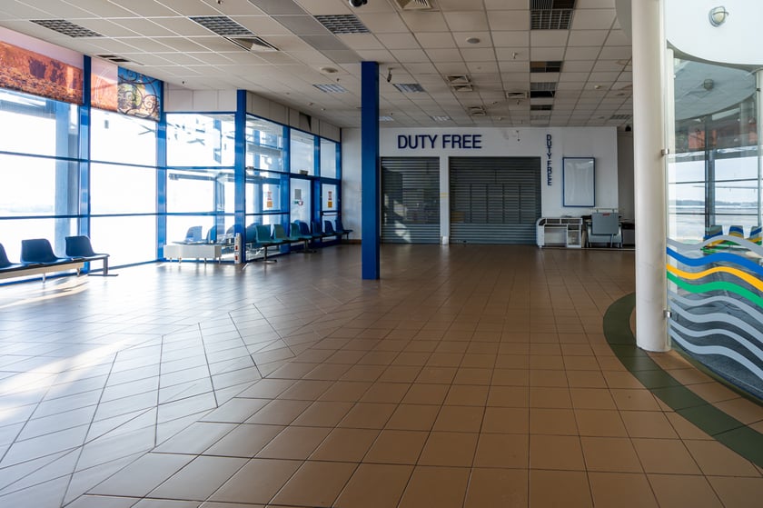 Stary port lotniczy na Strachowicach, rok 2024