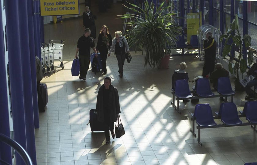 Zdjęcia archiwalne -  terminal wrocławskiego lotniskach