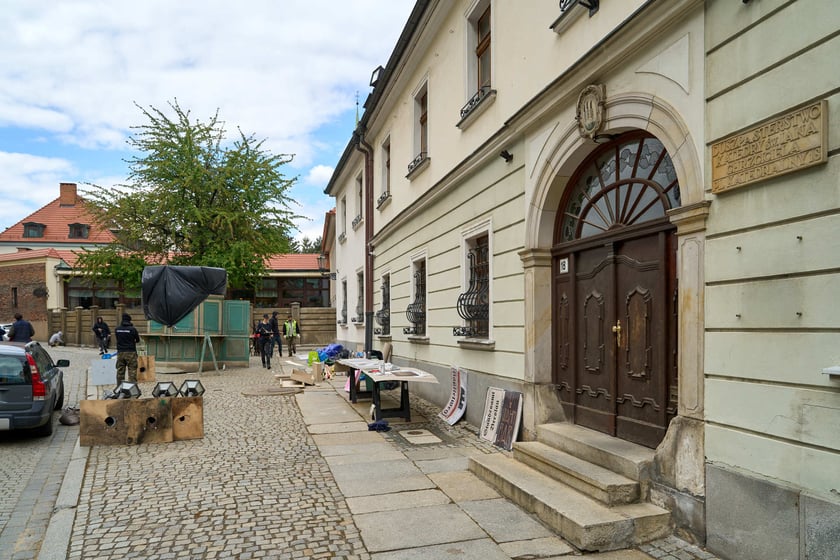 Plan zdjęciowy Disneya na Ostrowie Tumskim, wiosna 2024