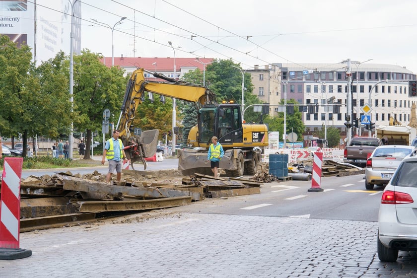 Na ul. Świdnickiej i Powstańców Śląskich nowe torowisko zyska odcinek od ul. Piłsudskiego do Zaolziańskiej.