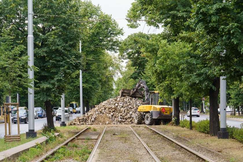 Na ul. Świdnickiej i Powstańców Śląskich nowe torowisko zyska odcinek od ul. Piłsudskiego do Zaolziańskiej.