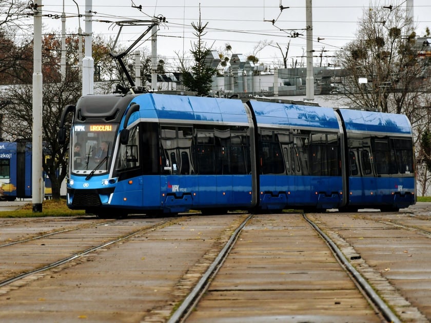 Moderus Gamma. MPK Wrocław kupiło 46 takich tramwajów.