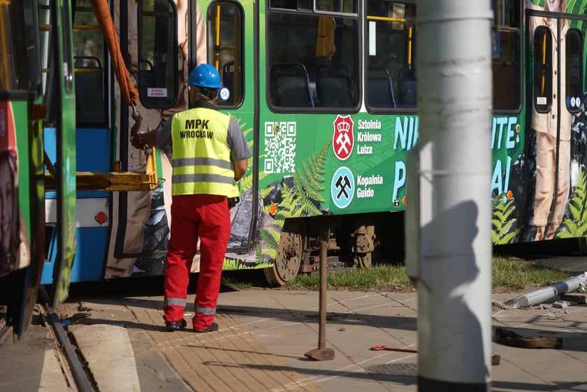 Zderzenie tramwajów na placu Legionów