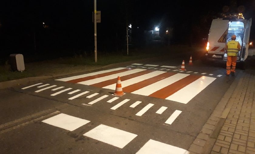 Przejście dla pieszych przy ul. Starogajowej