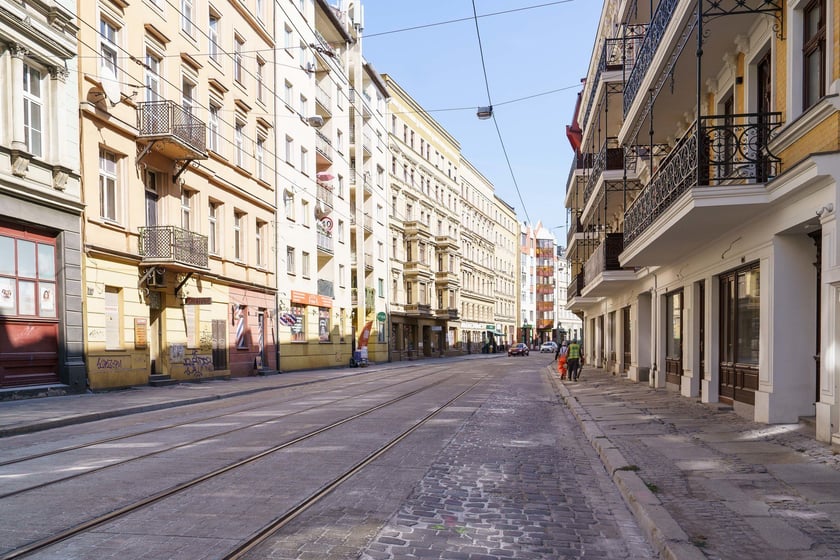 Szczytnicka po remoncie torowiska