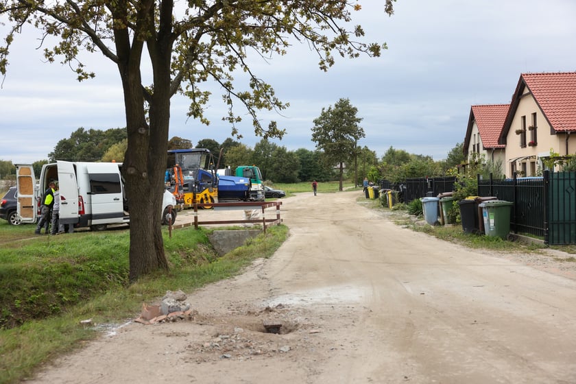 Pierwszy dzień remontu ul. Lechitów