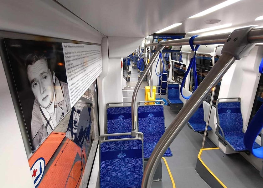 Uroczystość nadania imienia Marka Hłaski wrocławskiemu tramwajowi, 22 listopada 2024