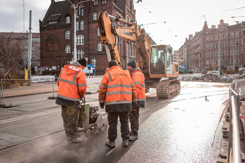 Drugi etap remontu na pl. Powstańców Wielkopolskich - 04.01.2025 r.