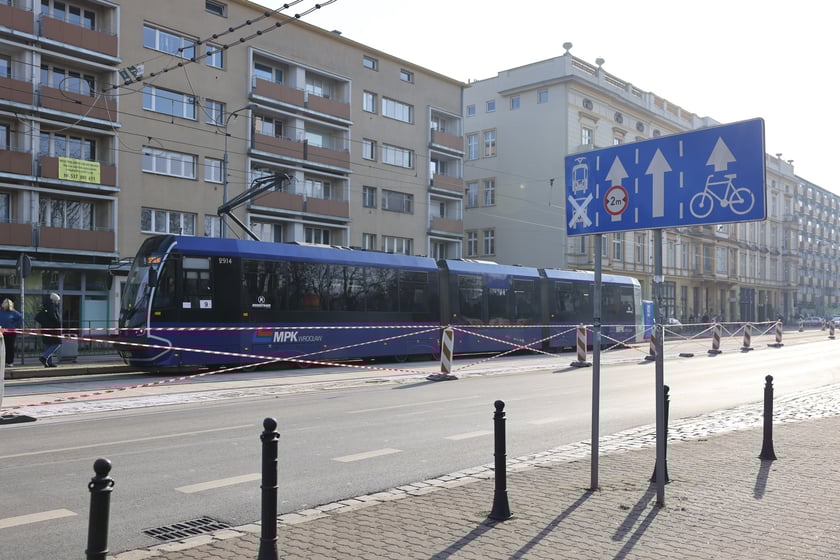 Tramwaje wróciły na ulice Kołłątaja 8 lutego