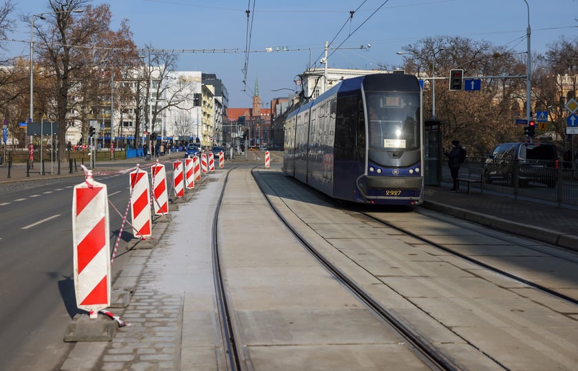 Tramwaje wróciły na ulice Kołłątaja 8 lutego