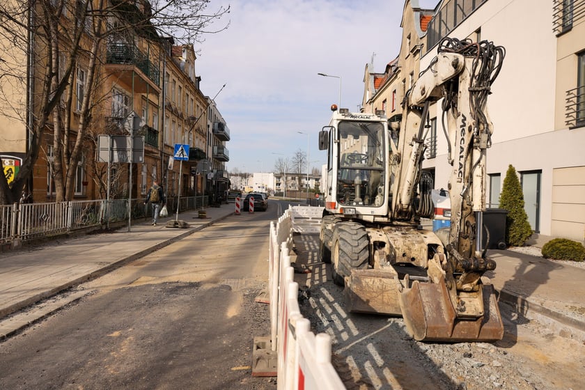 Remont ulicy Dolnobrzeskiej
