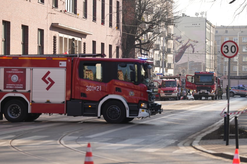 Straż pożarna przy ul. Sądowej