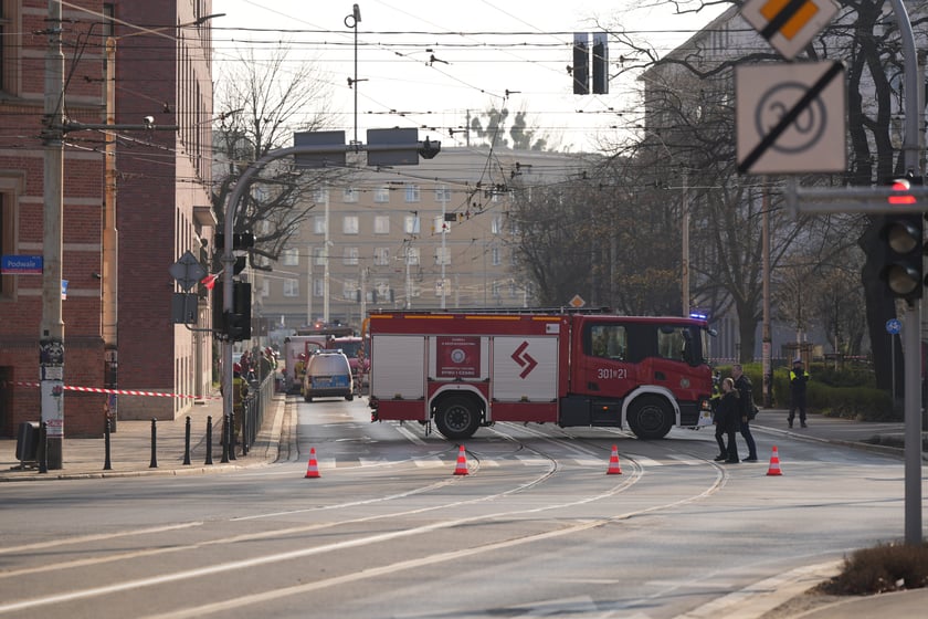 Straż pożarna przy ul. Sądowej