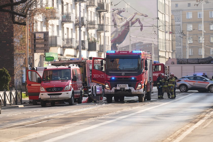 Straż pożarna przy ul. Sądowej