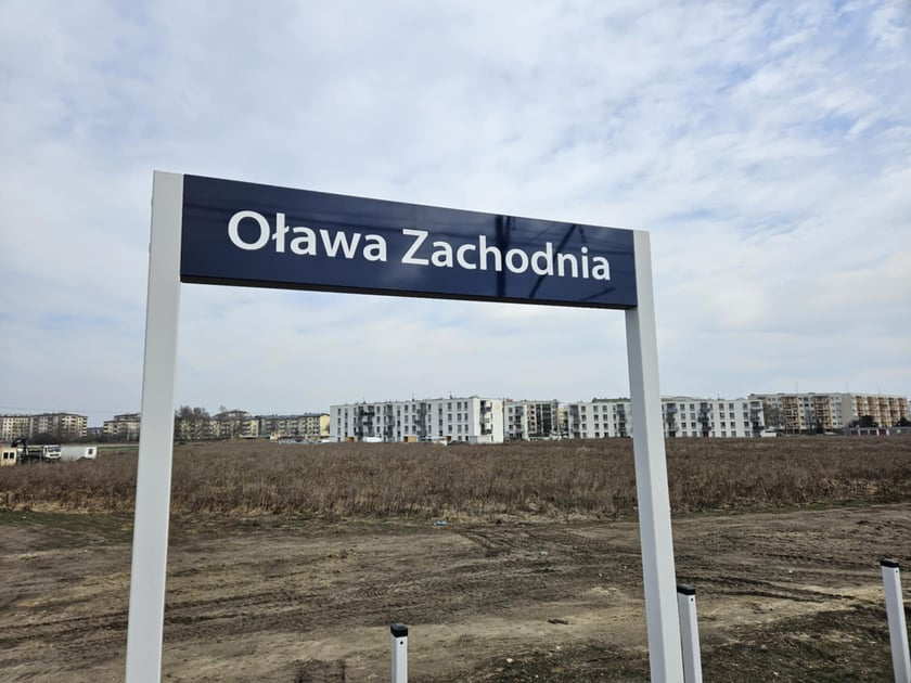 Oława Zachodnia w budowie