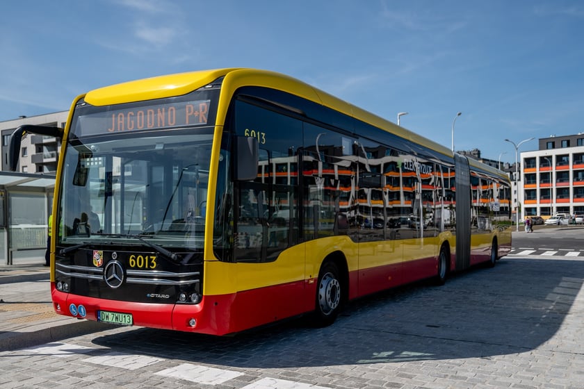 Trasa autobusowa na Jagodno