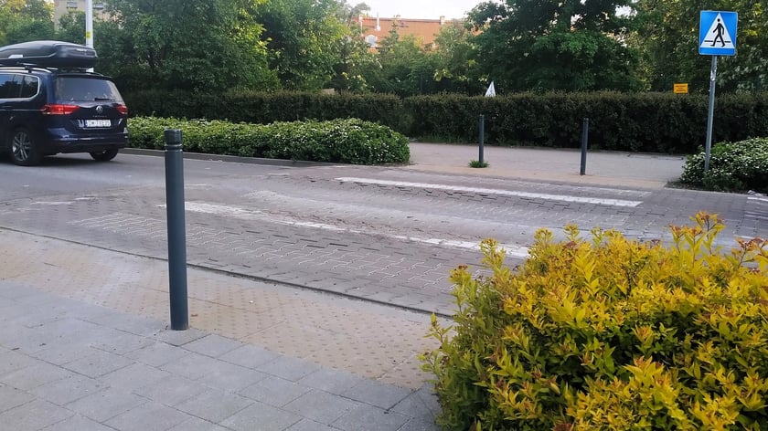 Przejście dla pieszych na ulicy Stanety