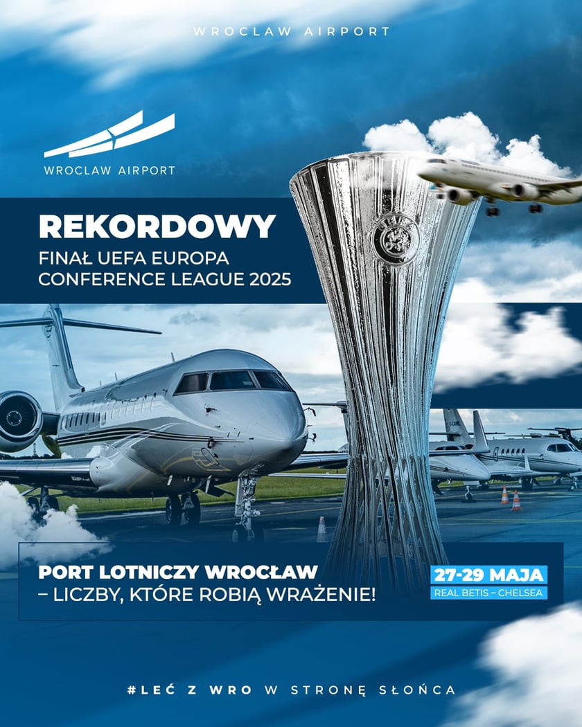 Rekordowe dni wrocławskiego lotniska - liczby
