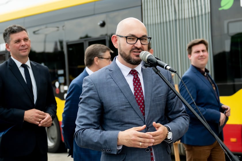 Prezes MPK Witold Woźny