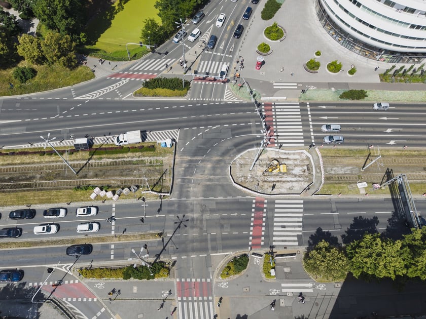 Remont torów na Oławskiej