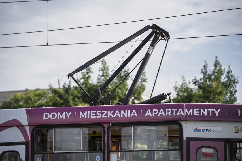 Awaria tramwaju na pl. Jana Pawła II