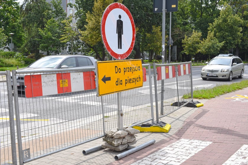 Remont tor&oacute;w na skrzyżowaniu ulic Powstańc&oacute;w Śląskich z Jastrzębią, 26.07.2025