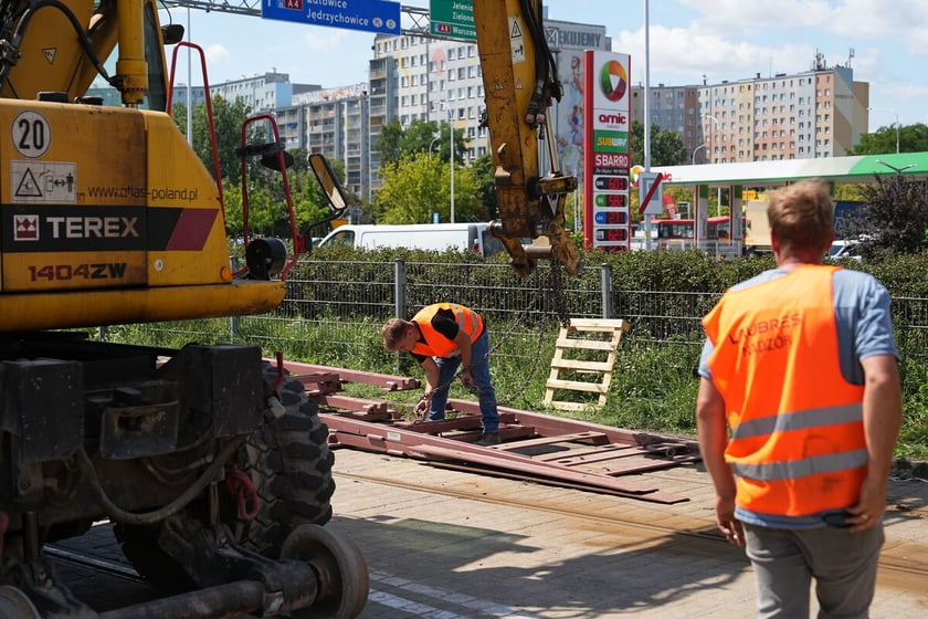 Prace torowe przy ul. Bardzkiej, 30.07.2025